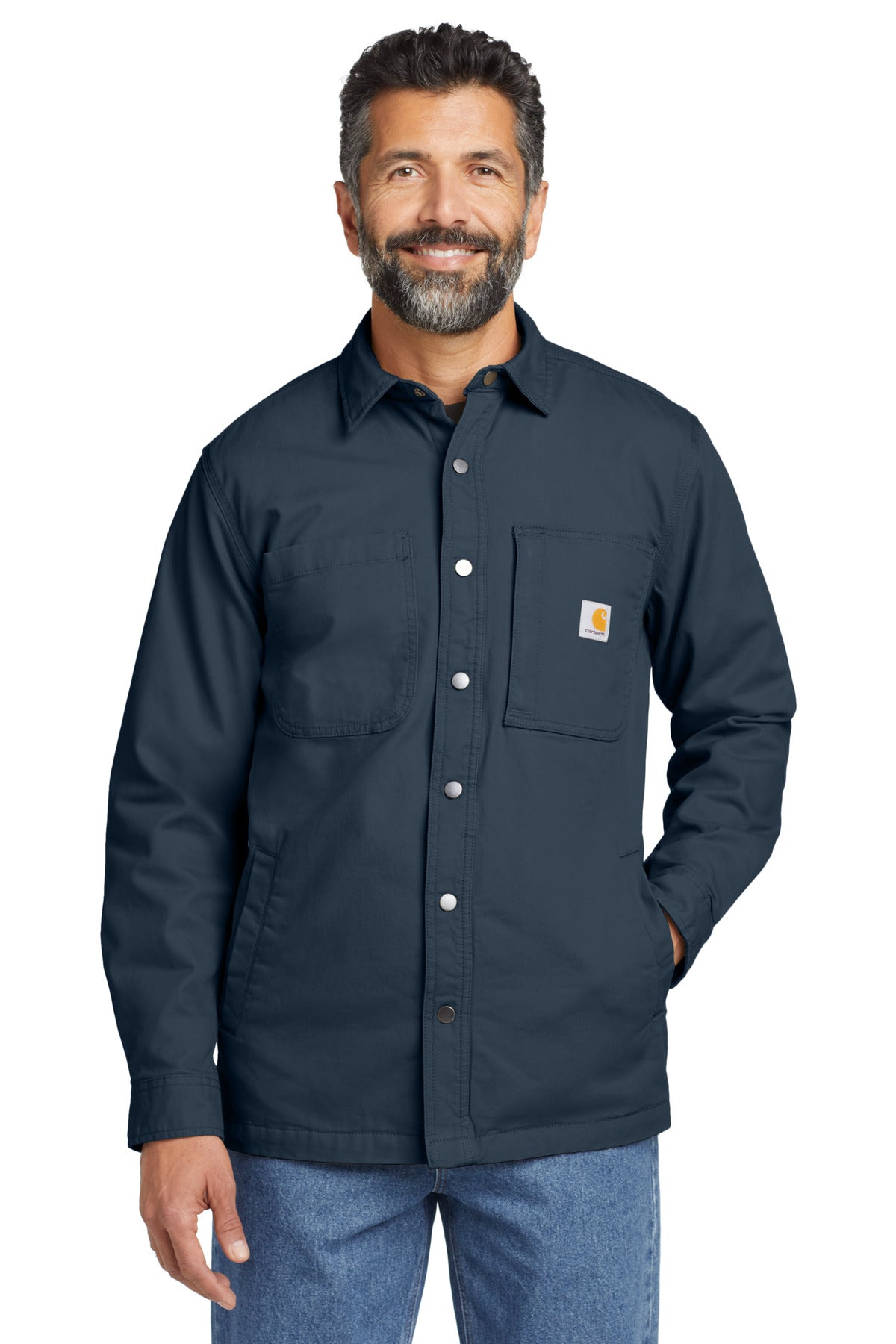 Carhartt ®  Rugged Flex ®  Fleece-Lined Shirt Jac CT105532 | Add Your Logo