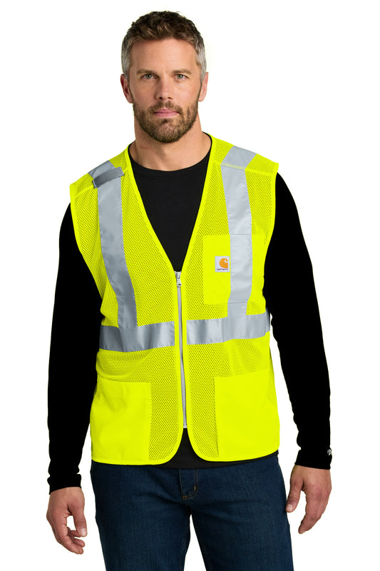 Carhartt ®  ANSI Class 2 Mesh Zip-Front Vest CT106171 | Add Your Logo