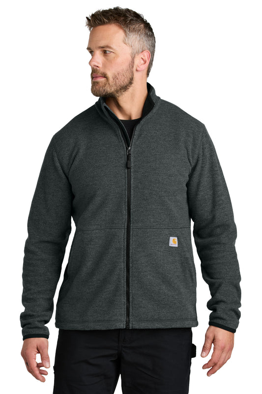 Carhartt ®  Textured Full-Zip Fleece Jacket CT106416 | Add Your Logo