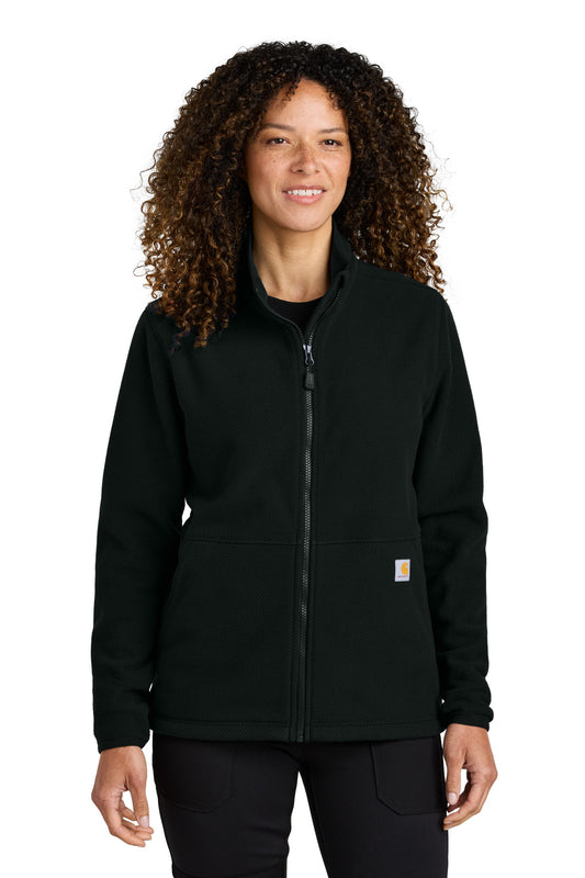 Carhartt ®  Women's Textured Full-Zip Fleece Jacket CT106419 | Add Your Logo