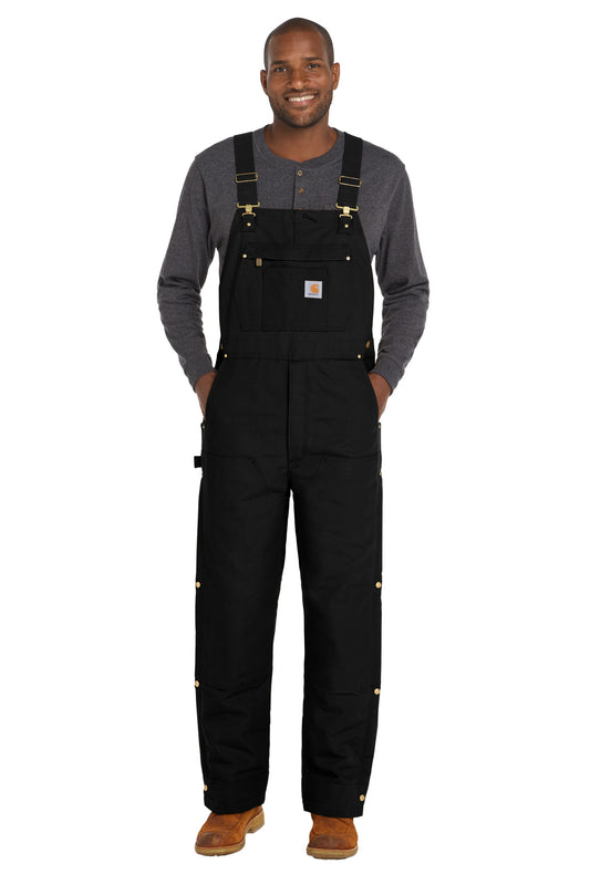 Carhartt ®  Firm Duck Insulated Bib Overalls CT106672 | Add Your Logo