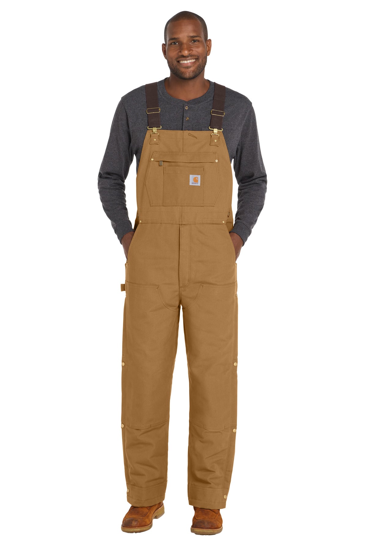 Carhartt   Firm Duck Insulated Bib Overalls CT106672