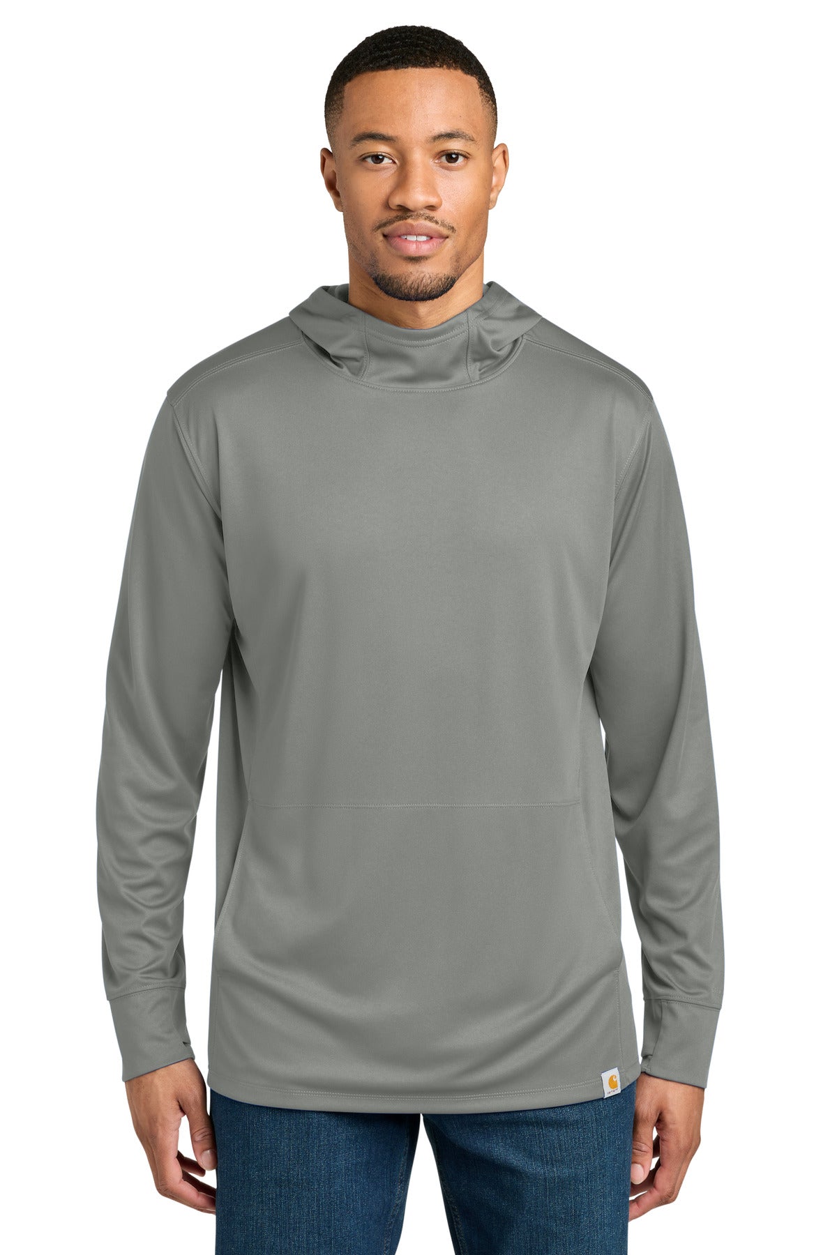 Carhartt Force ®  Sun Defender ™  Long Sleeve Hooded T-Shirt CT106923 | Add Your Logo