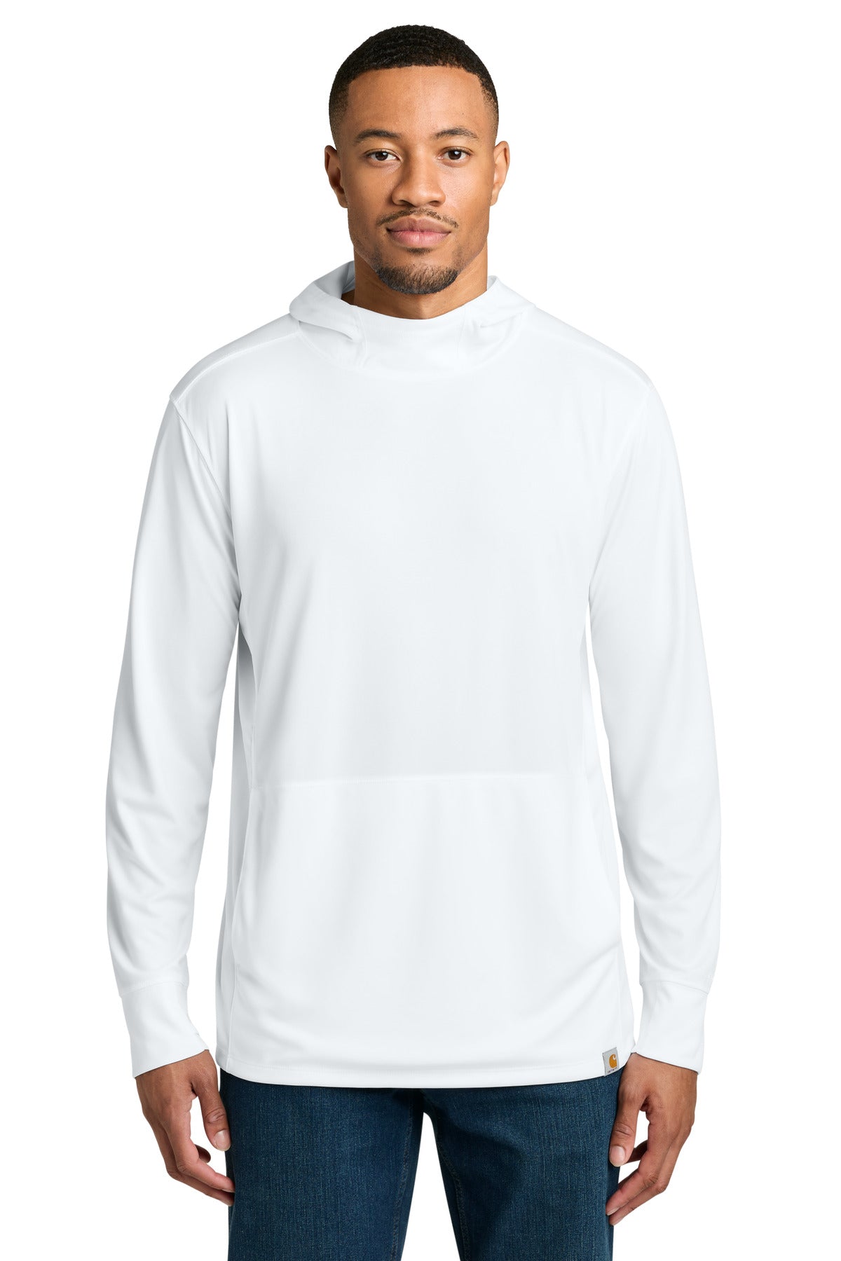 Carhartt Force ®  Sun Defender ™  Long Sleeve Hooded T-Shirt CT106923 | Add Your Logo