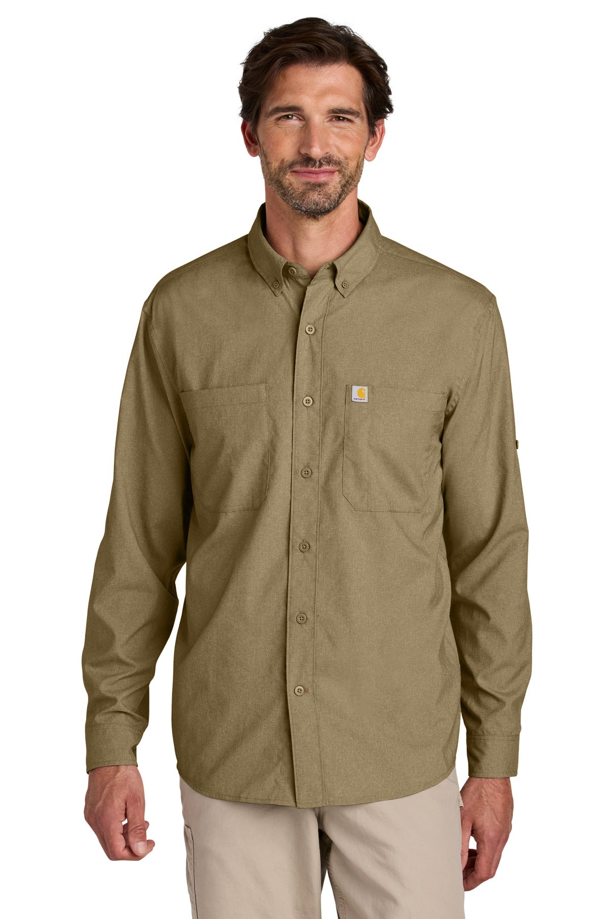 Carhartt Force ®  Sun Defender ™  Long Sleeve Shirt CT107106 | Add Your Logo