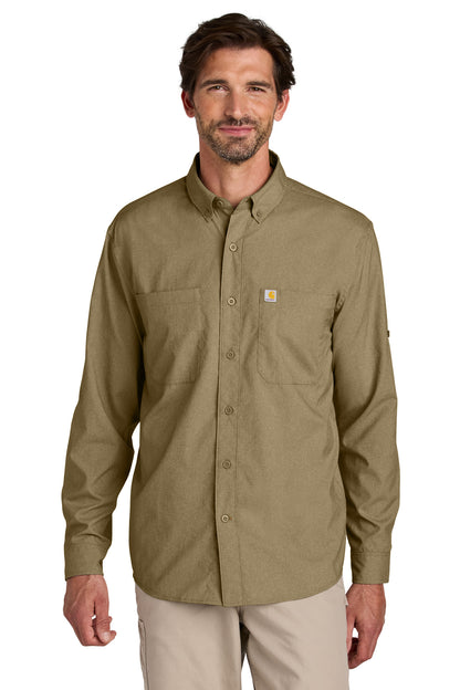 Carhartt Force ®  Sun Defender ™  Long Sleeve Shirt CT107106 | Add Your Logo