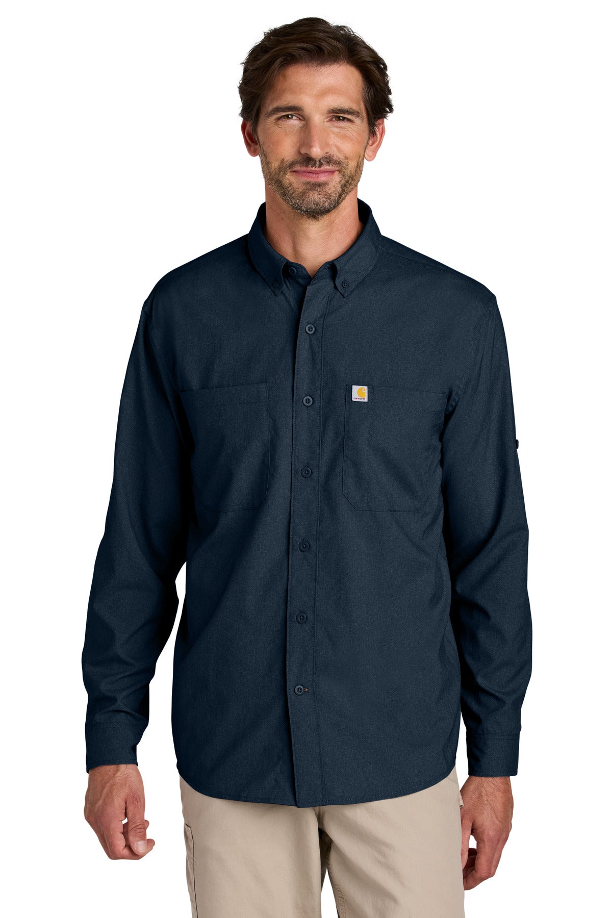 Carhartt Force ®  Sun Defender ™  Long Sleeve Shirt CT107106 | Add Your Logo
