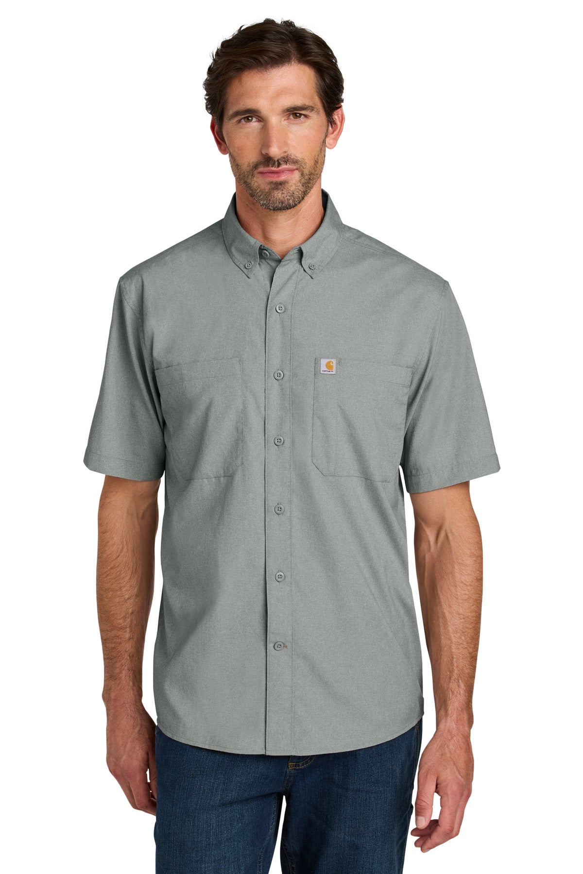 Carhartt Force ®  Sun Defender ™  Short Sleeve Shirt CT107107 | Add Your Logo