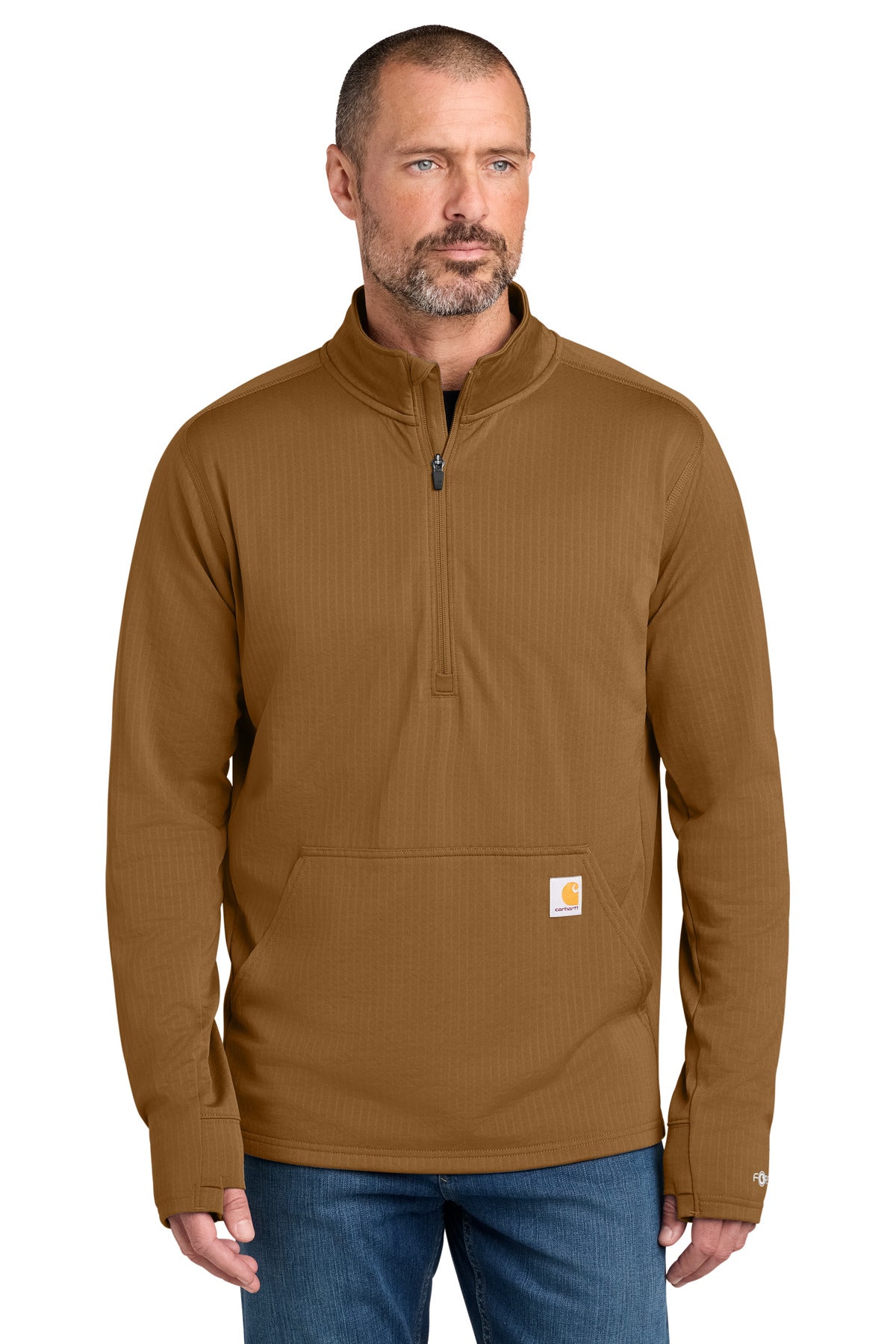 Carhartt Force ®  1/2-Zip Grid Fleece CT107814 | Add Your Logo