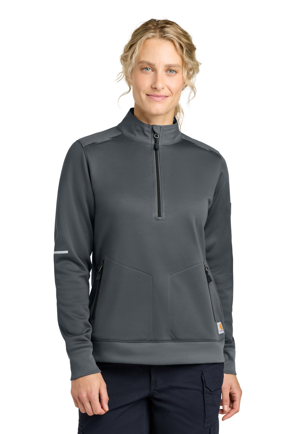 Carhartt ®  Women's FLD & RSCU 1/2-Zip Mid-Layer CTC82912 | Add Your Logo