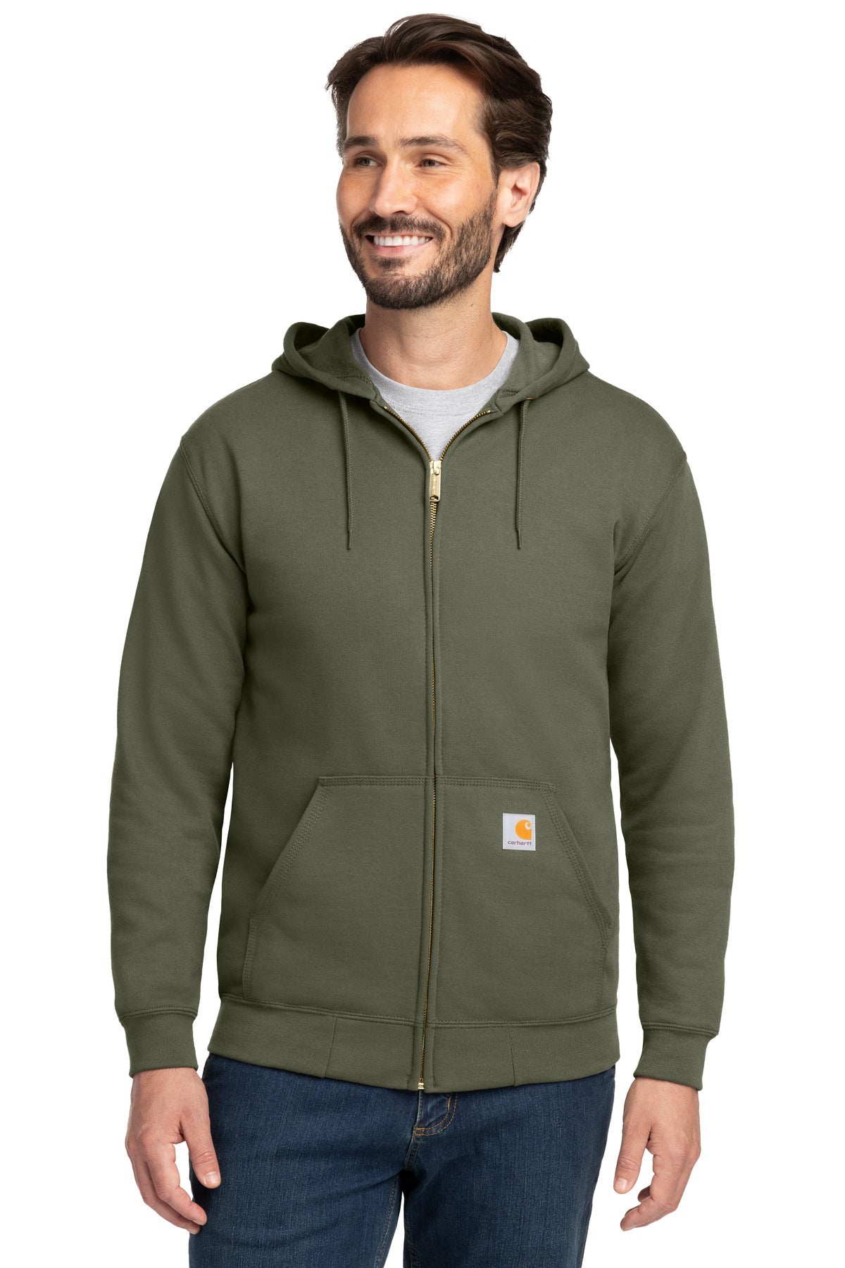 Carhartt  ®  Midweight Hooded Zip-Front Sweatshirt. CTK122 | Add Your Logo