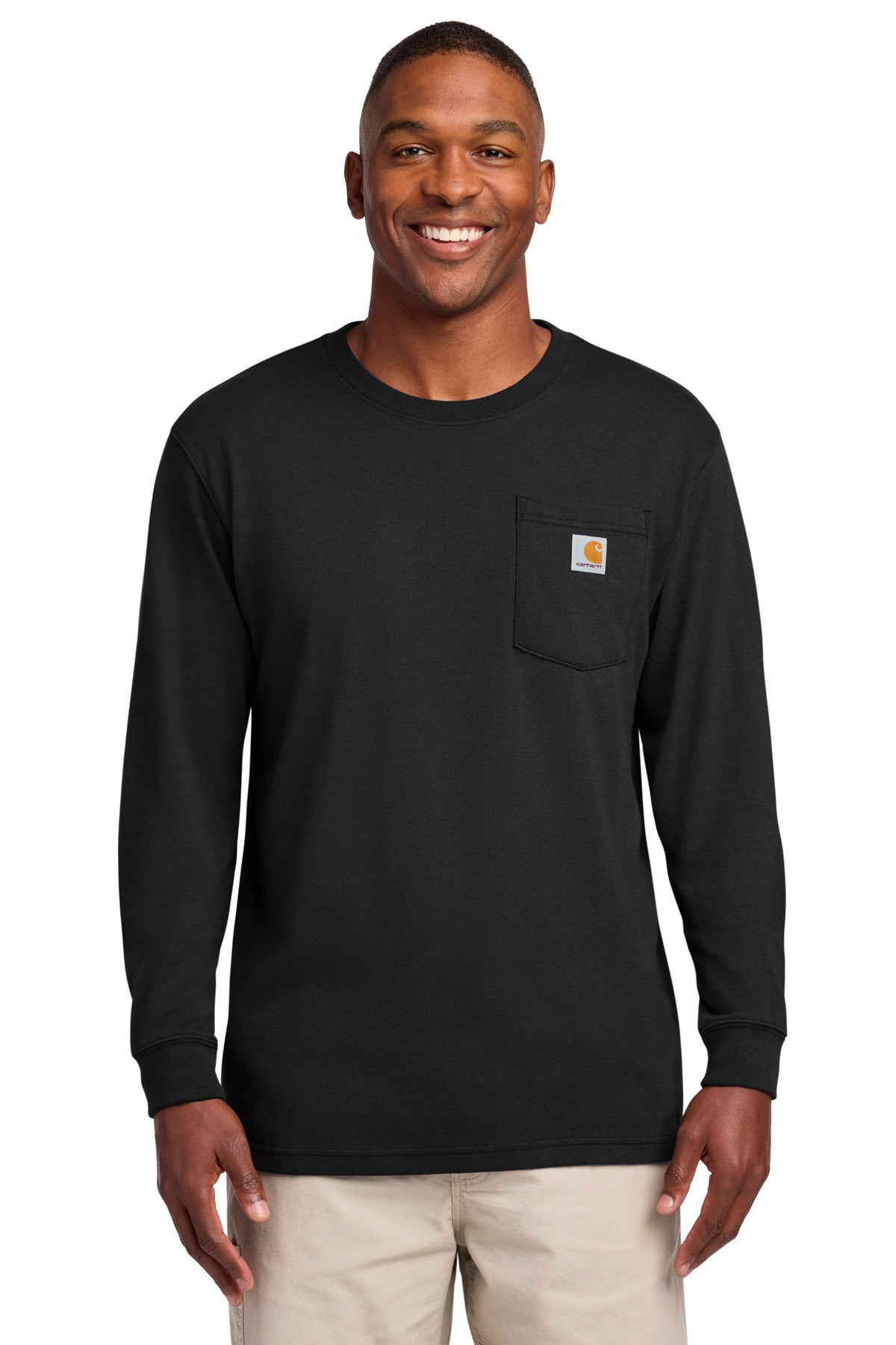 Carhartt    Workwear Pocket Long Sleeve T-Shirt. CTK126