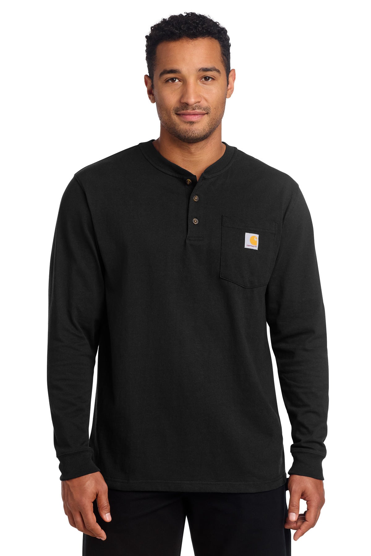 Carhartt   Long Sleeve Henley T-Shirt CTK128