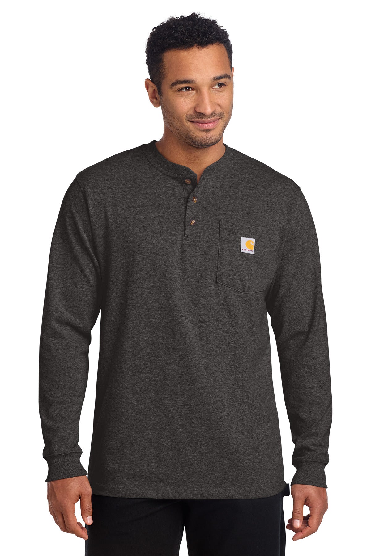 Carhartt   Long Sleeve Henley T-Shirt CTK128