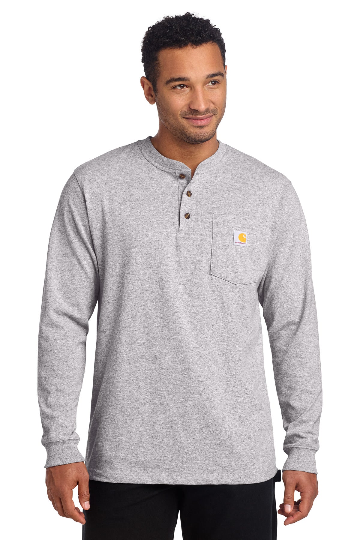 Carhartt   Long Sleeve Henley T-Shirt CTK128