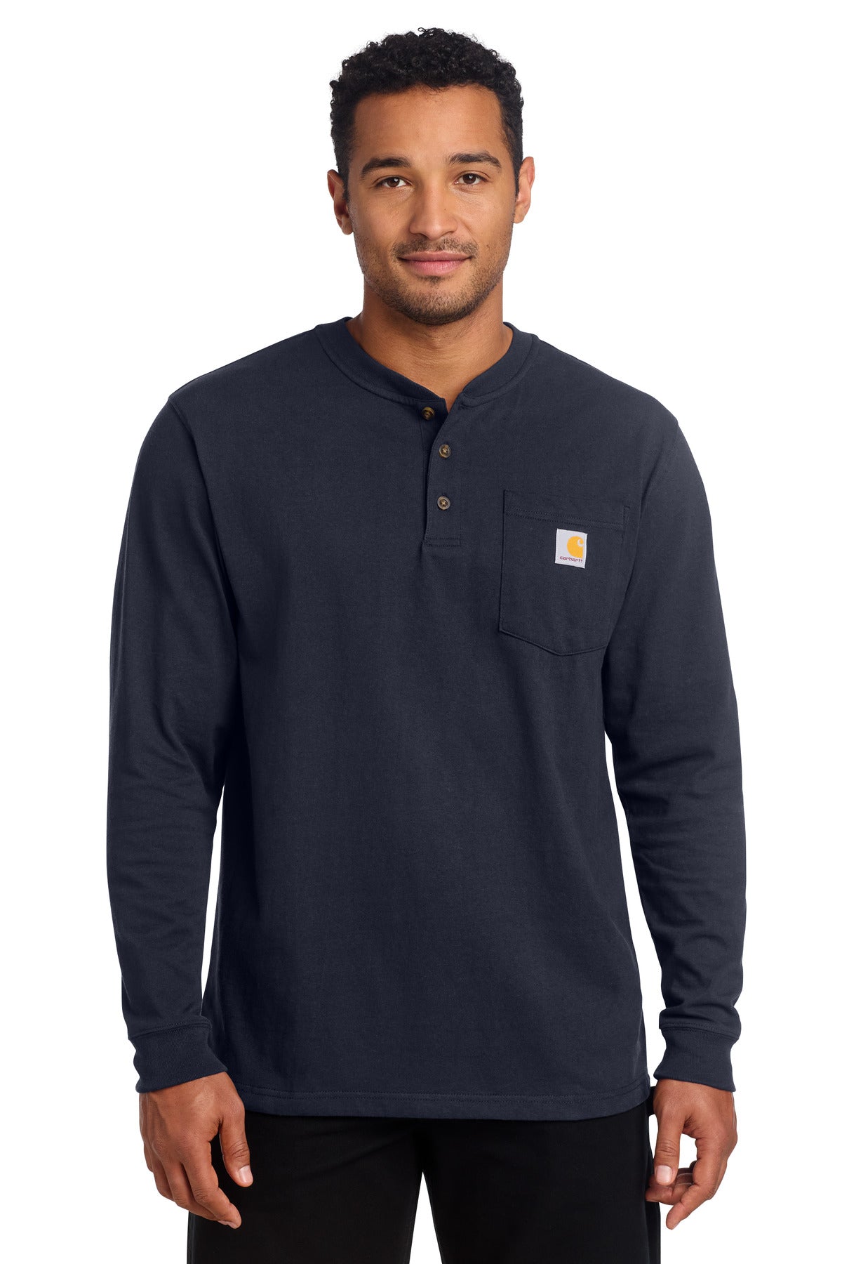 Carhartt   Long Sleeve Henley T-Shirt CTK128