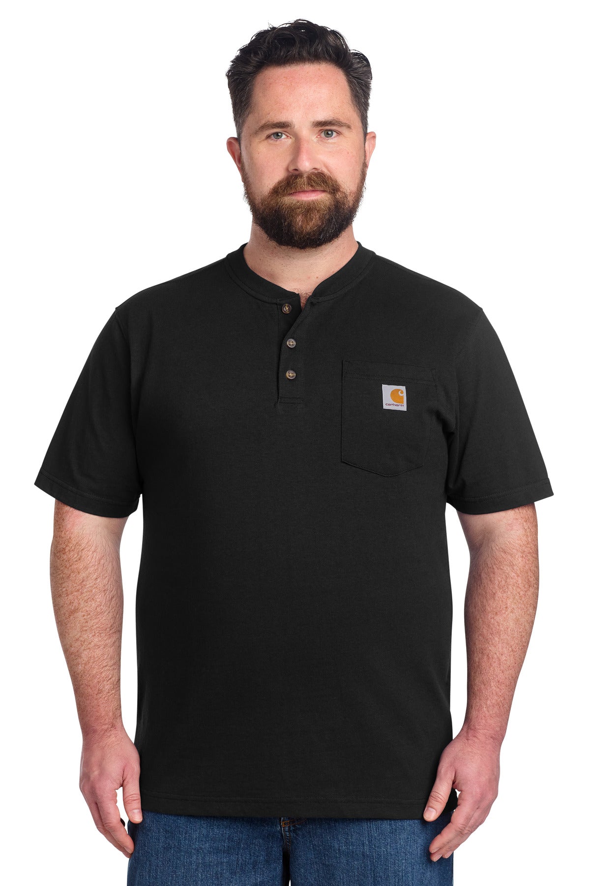 Carhartt   Short Sleeve Henley T-Shirt CTK84