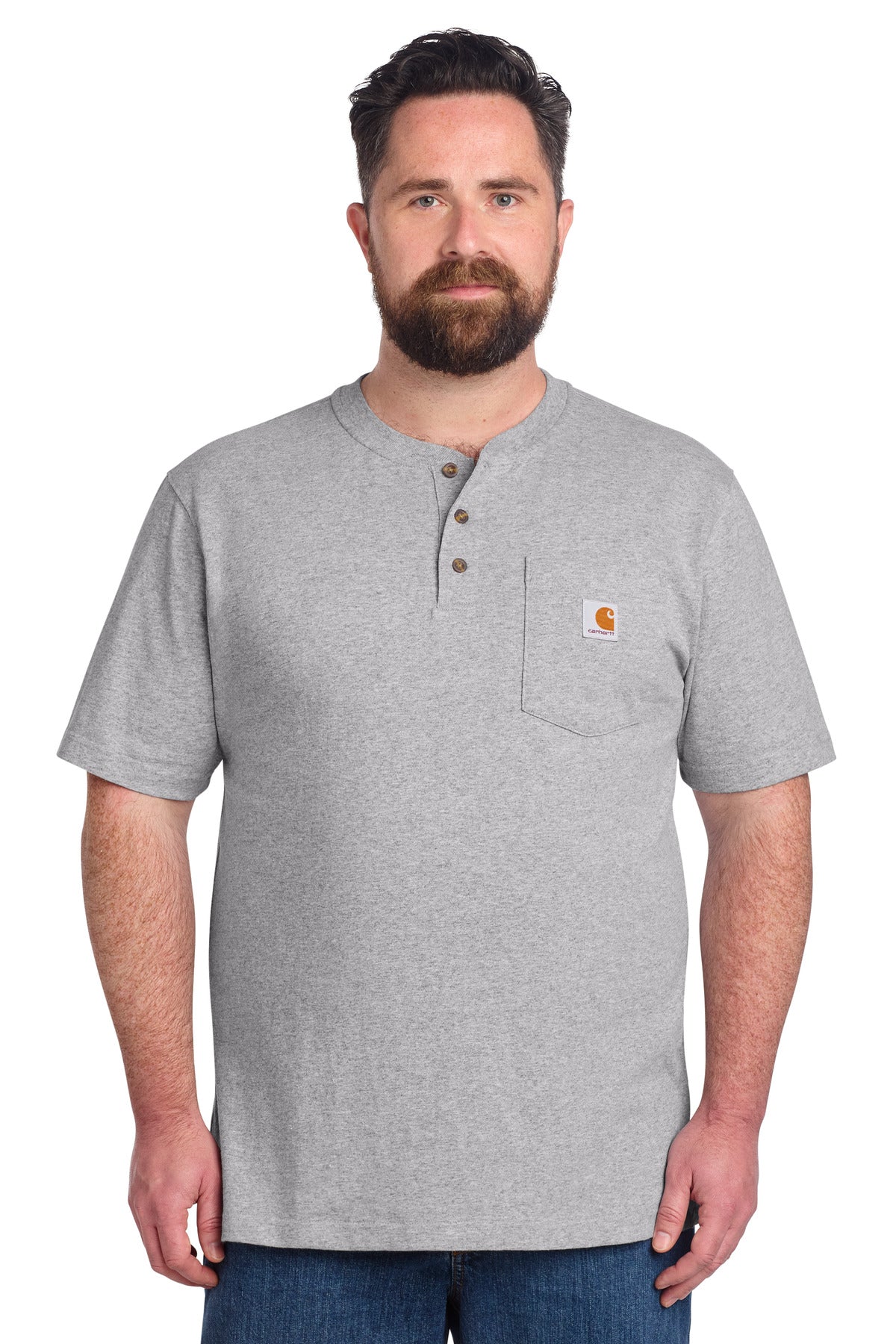Carhartt   Short Sleeve Henley T-Shirt CTK84