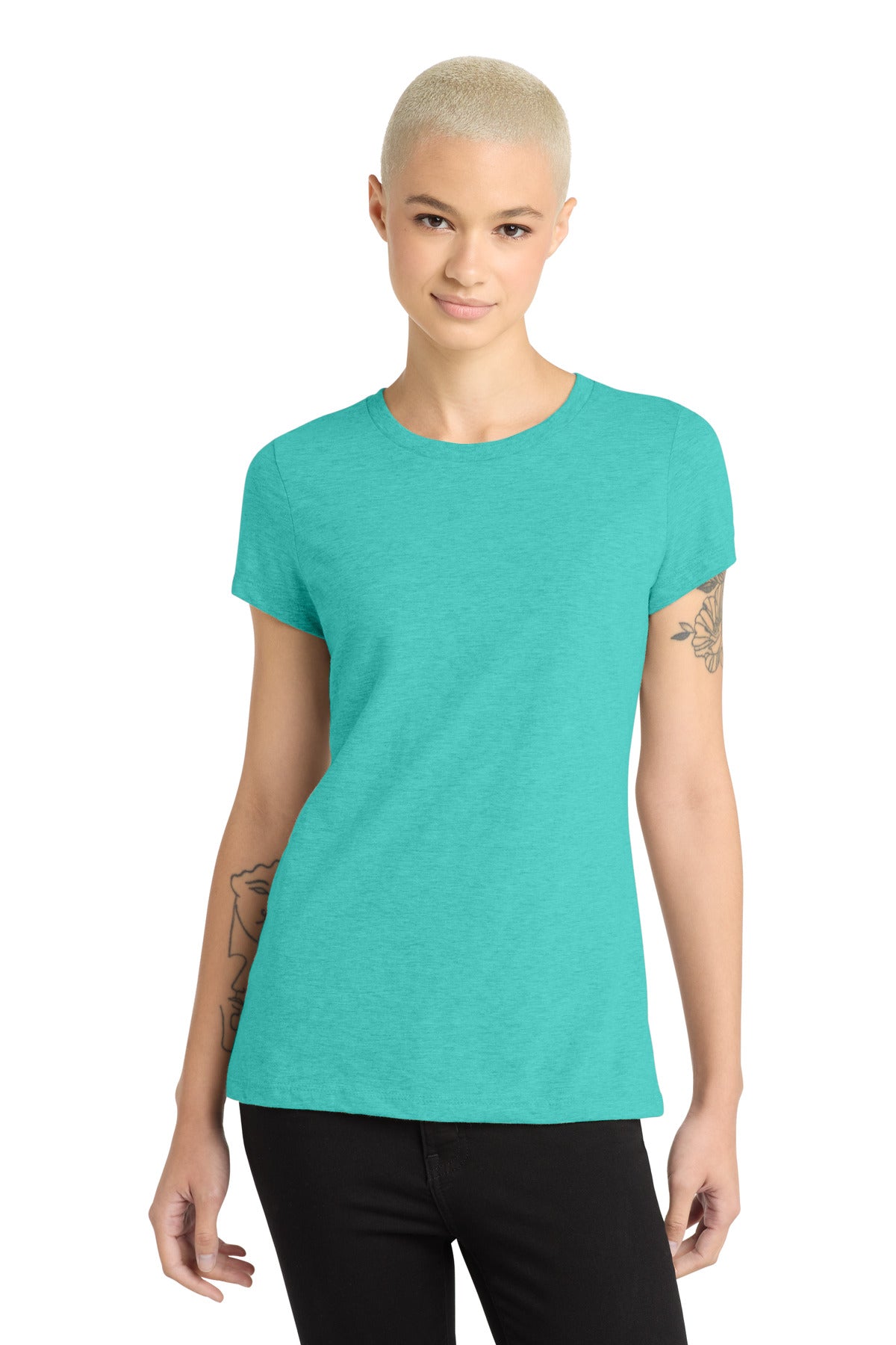 District  ®  Women's Perfect Blend ®  CVC Tee. DM108L | Add Your Logo