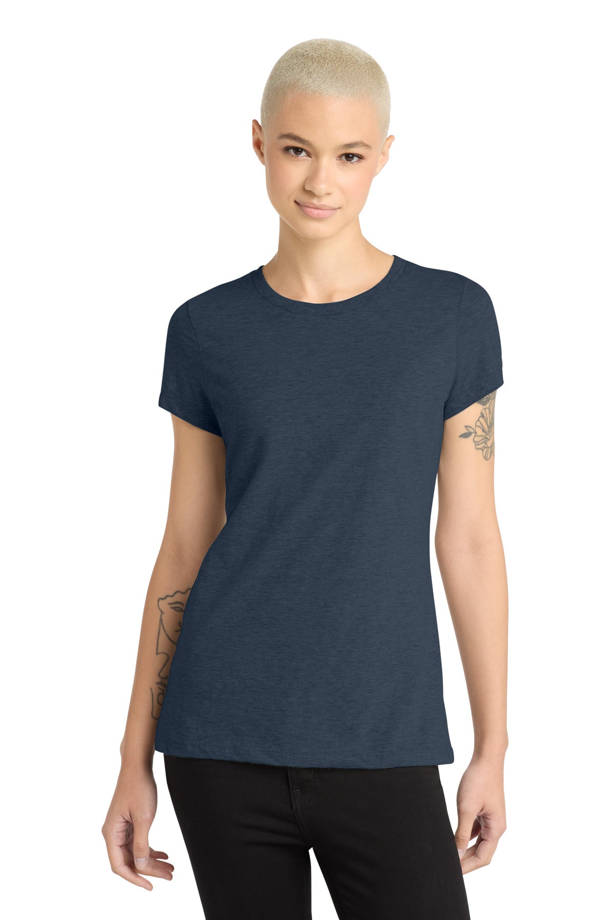 District  ®  Women's Perfect Blend ®  CVC Tee. DM108L | Add Your Logo