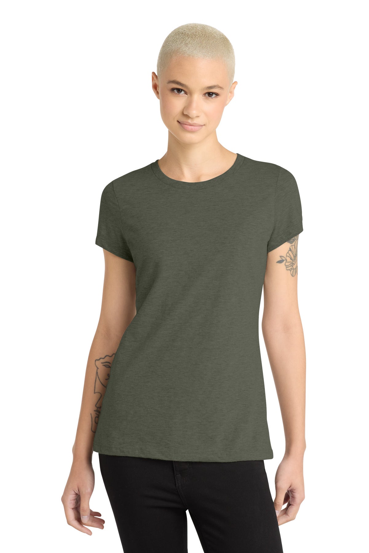 District  ®  Women's Perfect Blend ®  CVC Tee. DM108L | Add Your Logo