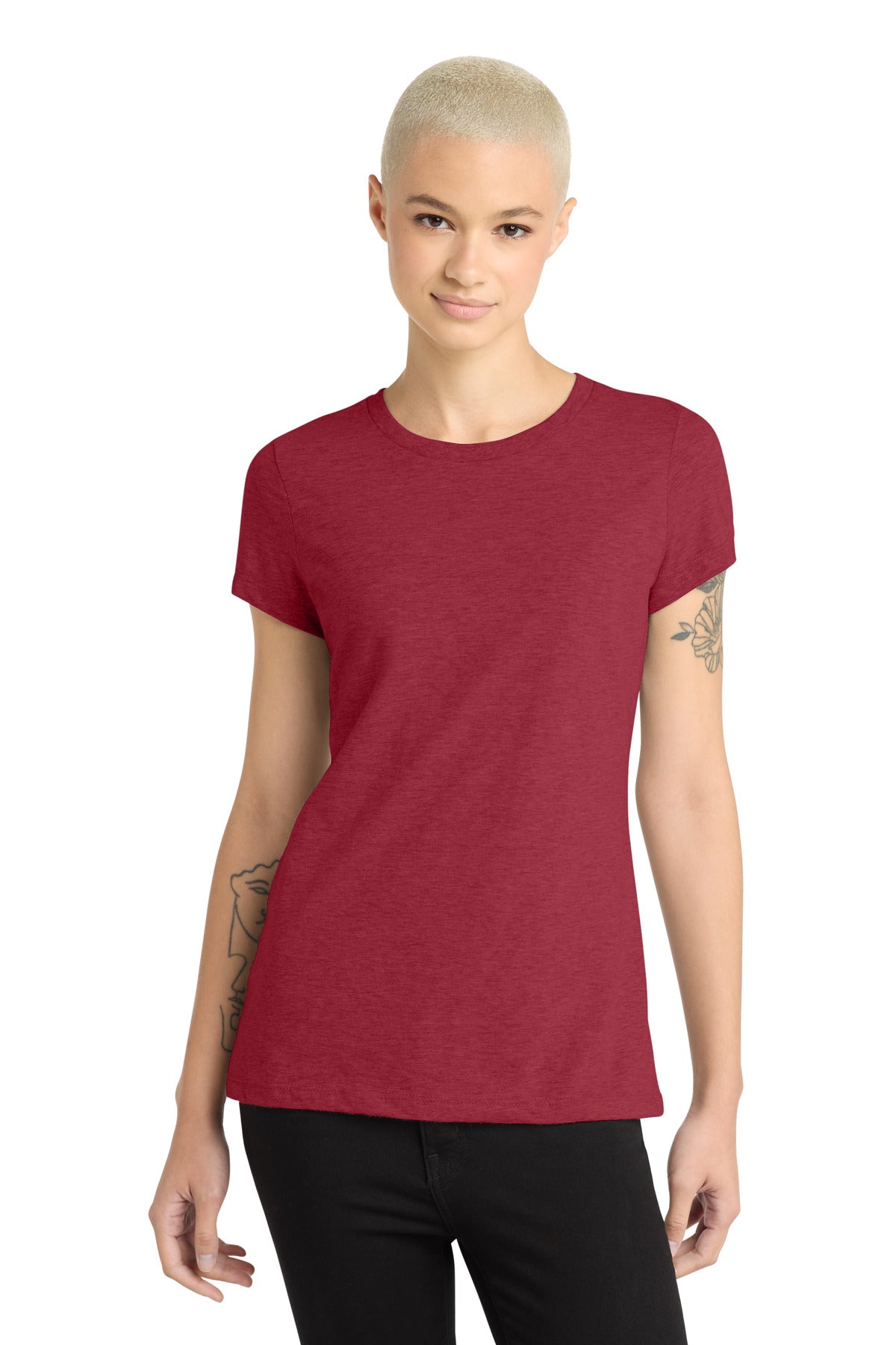 District  ®  Women's Perfect Blend ®  CVC Tee. DM108L | Add Your Logo