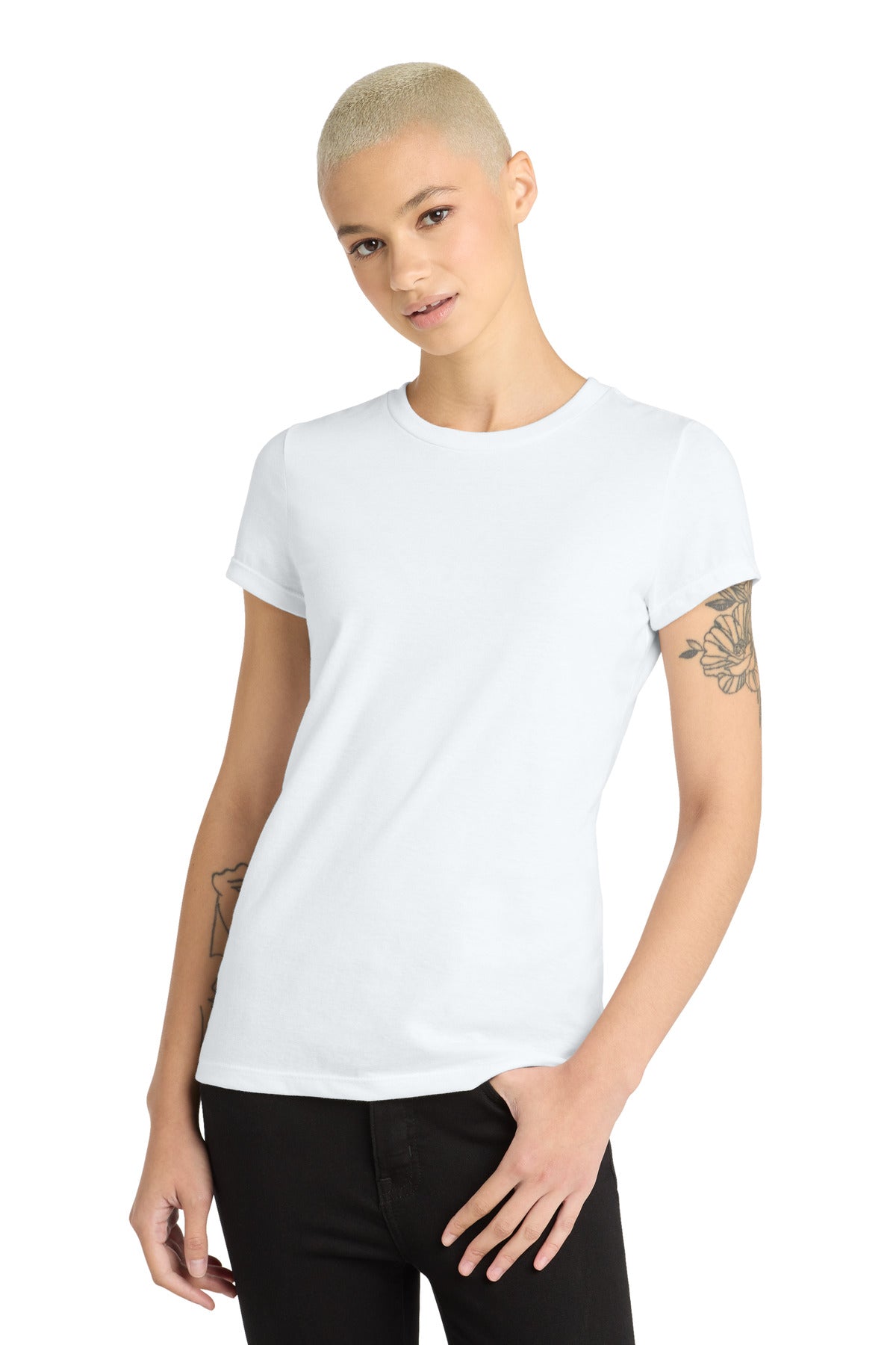 District  ®  Women's Perfect Blend ®  CVC Tee. DM108L | Add Your Logo
