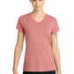 District ®  Women's Perfect Blend ®  CVC V-Neck Tee. DM1190L | Add Your Logo