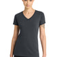 District ®  Women's Perfect Blend ®  CVC V-Neck Tee. DM1190L | Add Your Logo