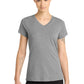 District ®  Women's Perfect Blend ®  CVC V-Neck Tee. DM1190L | Add Your Logo