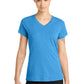 District ®  Women's Perfect Blend ®  CVC V-Neck Tee. DM1190L | Add Your Logo