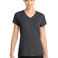 District ®  Women's Perfect Blend ®  CVC V-Neck Tee. DM1190L | Add Your Logo