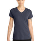 District ®  Women's Perfect Blend ®  CVC V-Neck Tee. DM1190L | Add Your Logo
