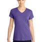District ®  Women's Perfect Blend ®  CVC V-Neck Tee. DM1190L | Add Your Logo