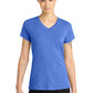 District ®  Women's Perfect Blend ®  CVC V-Neck Tee. DM1190L | Add Your Logo