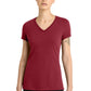 District ®  Women's Perfect Blend ®  CVC V-Neck Tee. DM1190L | Add Your Logo