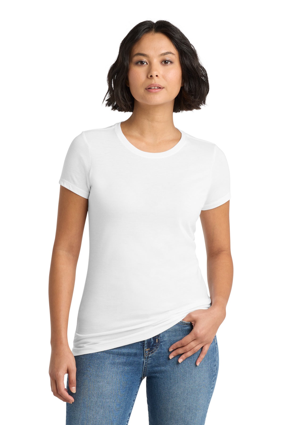 District    Women's Perfect Tri   Tee. DM130L