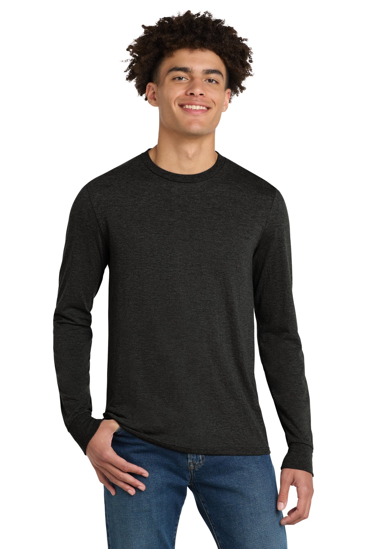 District ®  Perfect Tri ®  Long Sleeve Tee . DM132 | Add Your Logo