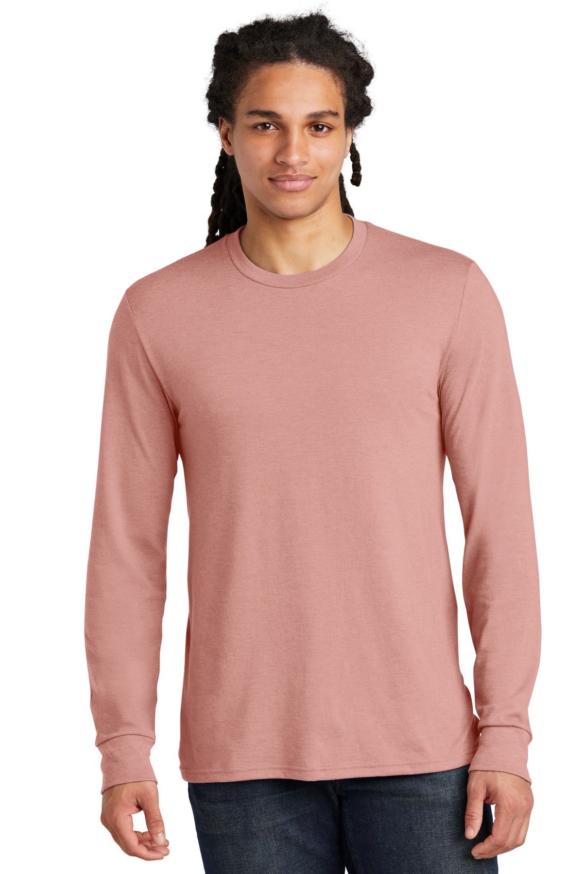 District ®  Perfect Tri ®  Long Sleeve Tee . DM132 | Add Your Logo