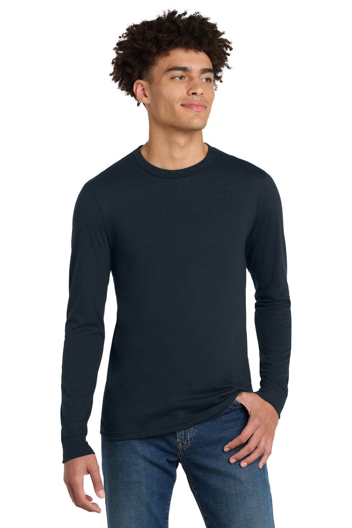 District ®  Perfect Tri ®  Long Sleeve Tee . DM132 | Add Your Logo