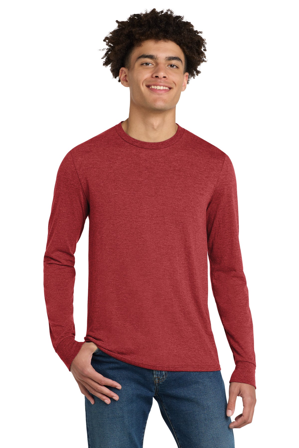 District ®  Perfect Tri ®  Long Sleeve Tee . DM132 | Add Your Logo