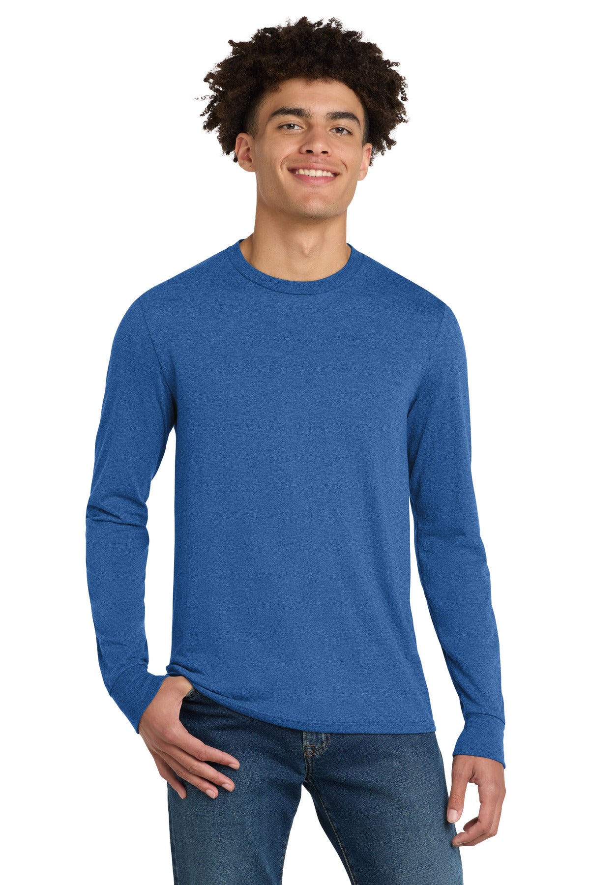 District ®  Perfect Tri ®  Long Sleeve Tee . DM132 | Add Your Logo