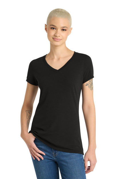 District ®  Women's Perfect Tri ®  V-Neck Tee. DM1350L | Add Your Logo
