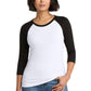 District ®  Women's Perfect Tri ®  3/4-Sleeve Raglan. DM136L | Add Your Logo