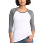 District ®  Women's Perfect Tri ®  3/4-Sleeve Raglan. DM136L | Add Your Logo