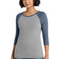 District ®  Women's Perfect Tri ®  3/4-Sleeve Raglan. DM136L | Add Your Logo