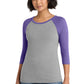 District ®  Women's Perfect Tri ®  3/4-Sleeve Raglan. DM136L | Add Your Logo