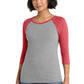 District ®  Women's Perfect Tri ®  3/4-Sleeve Raglan. DM136L | Add Your Logo