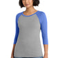 District ®  Women's Perfect Tri ®  3/4-Sleeve Raglan. DM136L | Add Your Logo