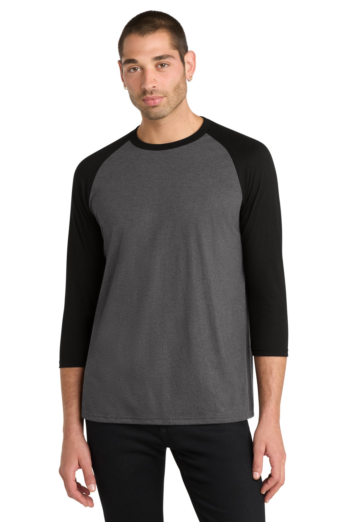 District  ®  Perfect Tri ®  3/4-Sleeve Raglan. DM136 | Add Your Logo